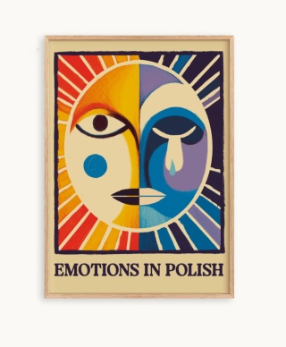 Plakat EMOTIONS IN POLISH